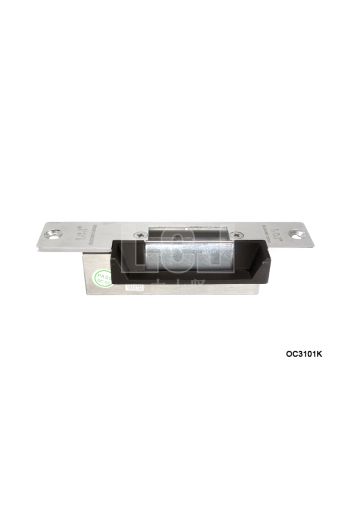 力士堅正品 LCJ 電鎖口 OC3101K 門禁電子鎖背景鎖 電控鎖 寬口