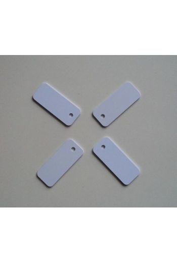 標籤RFID 125KHZ PVC材質ID吊牌珠寶迷你小 45X18MM