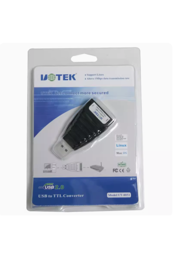 宇泰UTEK USB轉TTL串口轉換器 5V USB2.0轉TTL協議模塊UT-8851