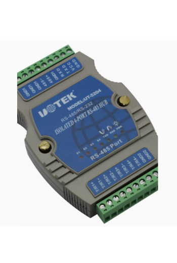 UTEK工業級4口帶光電隔離485集線器一分四模塊分配器UT-5204