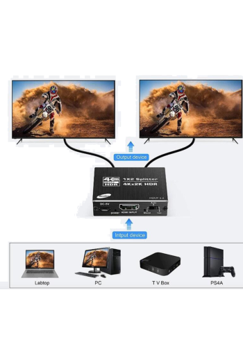 高階訂製款HDCP破解器真正HDMI 2.0 一進兩出分配器一分二 HDCP解碼器破解器解支援HDCP 2.2 4K2K
