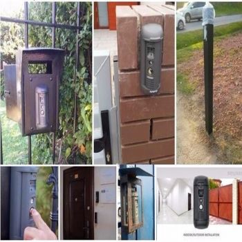 五個免費的Pro軟件CCTV門鈴相機防水CCTV 2MP安全對講機