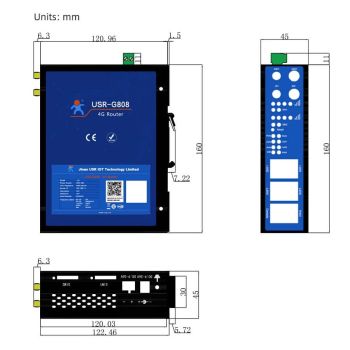 工業4G多蜂窩路由器雙SIM SIM LTE卡插槽安全無線連接路由器DIN-RAIL安裝M2M IoT應用