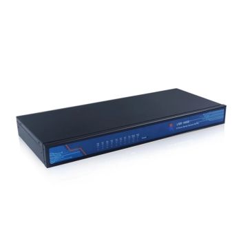 工業8端口串行端口RS232 RS422 RS485至以太網轉換器服務器USR N668 IOT設備支持Modbus