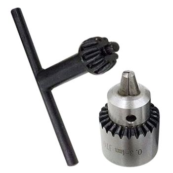 1pc高精度鑽頭鑰匙3.17mm黃銅迷你電動機軸夾緊0.3-4mm JT0錐度