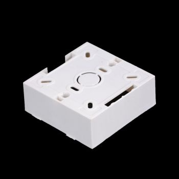 1PCS通用白色86盒式牆壁安裝盒，用於牆壁開關和塑料外殼插座