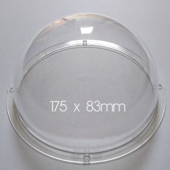 6.2 inch Outer Clear Color Acrylic Dome Camera Lens Housing Transparent Cover Replacement Outdoor Wa