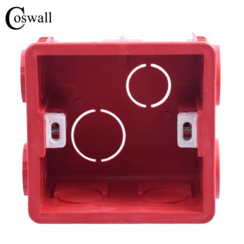 Coswall專利設計牆內部安裝盒背面盒86*83*50mm，86mm*86mm標準w