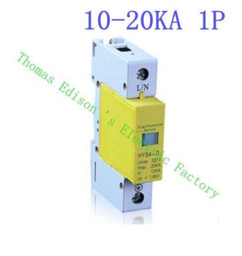 DMWD SPD 1P 10KA~20KA D ~420VAC Household Surge Protector Protective Low-voltage Arrester Device Sur