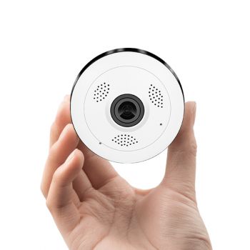 迷你攝像頭Fisheye 360度全景IP WiFi網絡攝像機無線1080p高清