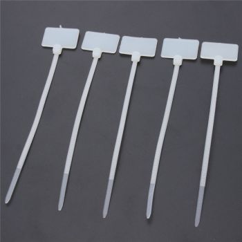 New Arrival 100Pcs Nylon Self-Locking Label Tie Network Cable Marker Cord Wire Strap Zip New Promoti