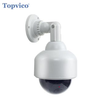 topvico虛擬相機PTZ速度圓頂電池電動閃爍閃爍LED LED假戶外監視SECU