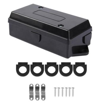 VODOOL 7 Way Waterproof Trailer Socket Plug Wiring Electrical Wire Cord Junction Box 7Pin Car Cable 