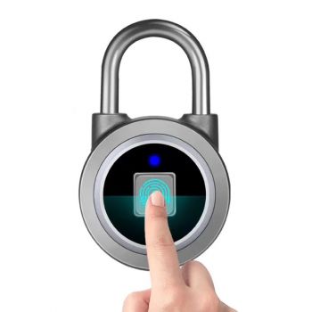 防水迷你便攜式藍牙智能指紋鎖抗盜竊ios Android應用程序控制門CA