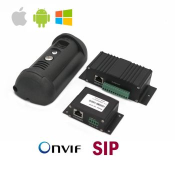 帶有POE的兩道音頻IP IP視頻對講機門鈴