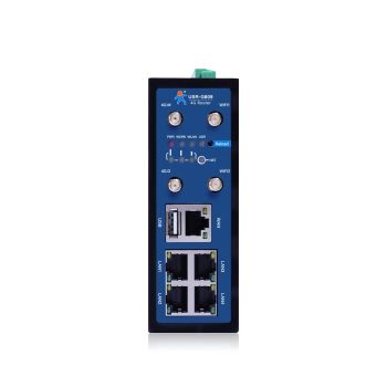 4G LTE工業手機VPN路由器USR-G809 IoT設備4 LAN和1 WAN以太網端口