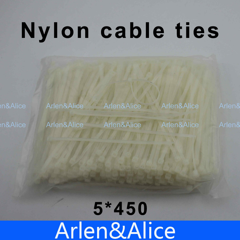 250pcs 5mm*450mm尼龍電纜領帶
