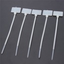 新到達100pcs尼龍自鎖標籤領帶網絡網絡標記電線線綁帶zip new Persoti