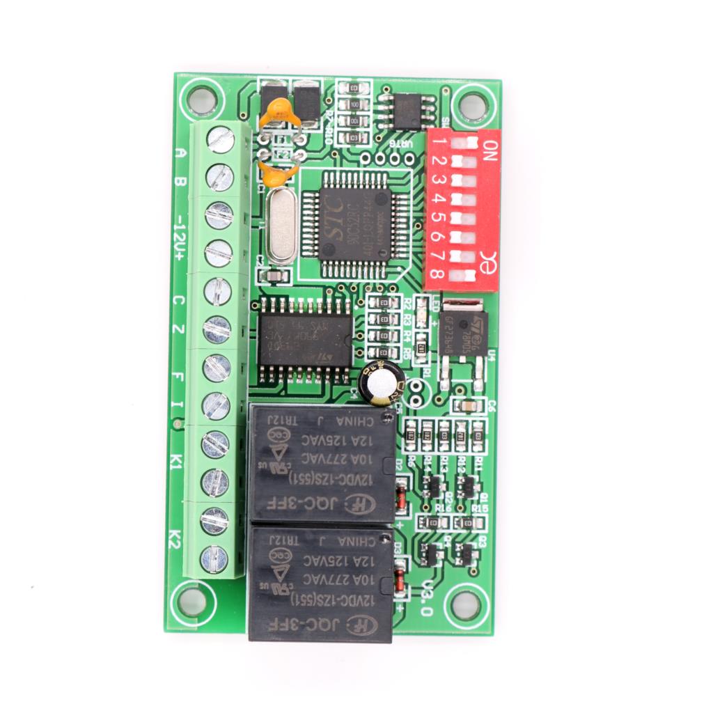 Pelco-D/P協議鏡頭解碼器鏡頭IR燈 -  12V 2 V 2方法繼電器輸出輔助繼電器