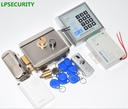 lpsecurity rfid門訪問控制系統套件帶鎖RFID鍵盤+電源+電氣門鎖+門e