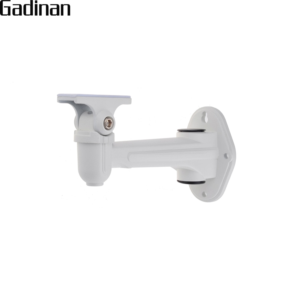GADINAN 閉路電視壁掛支架，鋁製金屬銀色支架，室內外適用 IP C 子彈頭攝影機