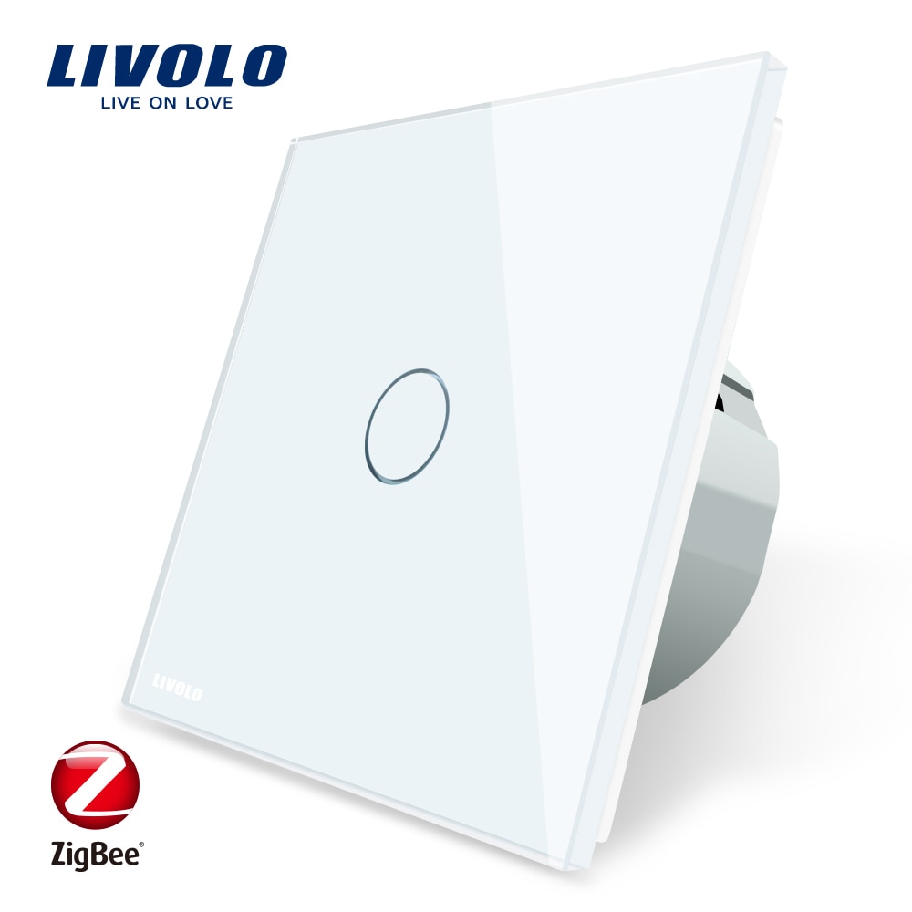 Livolo EU標準Zigbee Smart Home Wall Touch開關，觸摸/WiFi/App Control，與Alexa一起使用，ONL