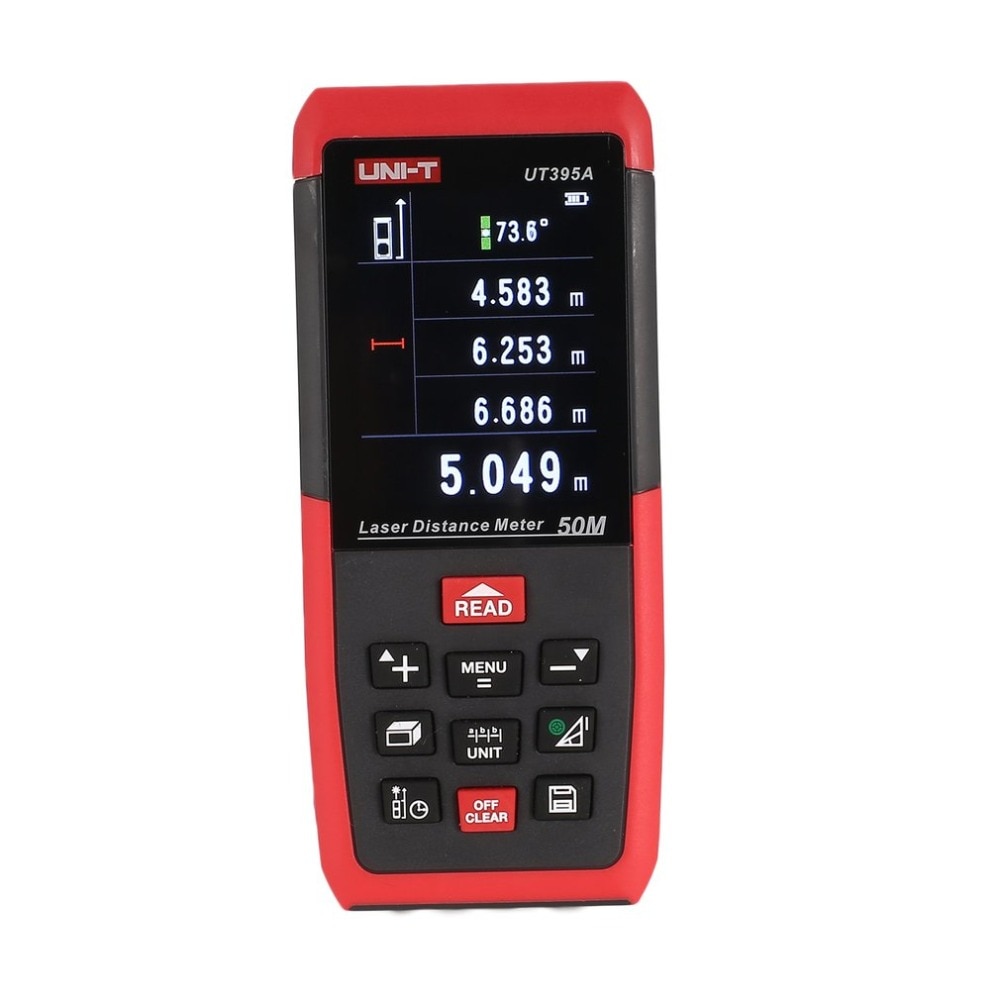 UNI-T UT395A激光距離儀50m射程器帶2MP鏡頭測距儀最佳準確度2mm USB