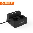 ORICO USB智能電源2 AC Outlet Espure Protexor帶5個USB充電器端口智能擴展襪子