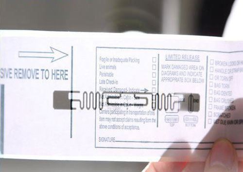 帶UHF行李標籤標籤的RFID機場包標籤