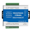 Modbus TCP以太網遙控IO模塊2數字輸入2數字輸出2模擬輸入M100T（幹聯繫DI）