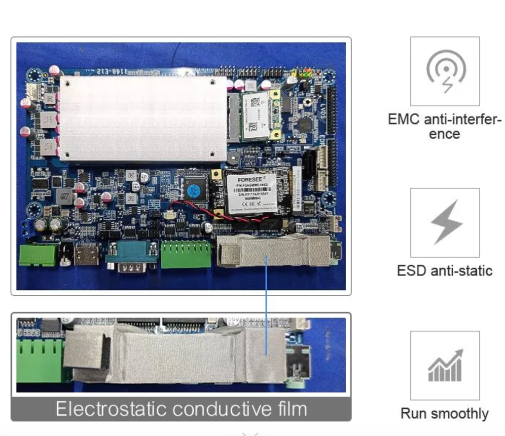無風扇面板PC 3556U/3558U 4G 4G 32G防塵電容式觸摸屏工業PC 15