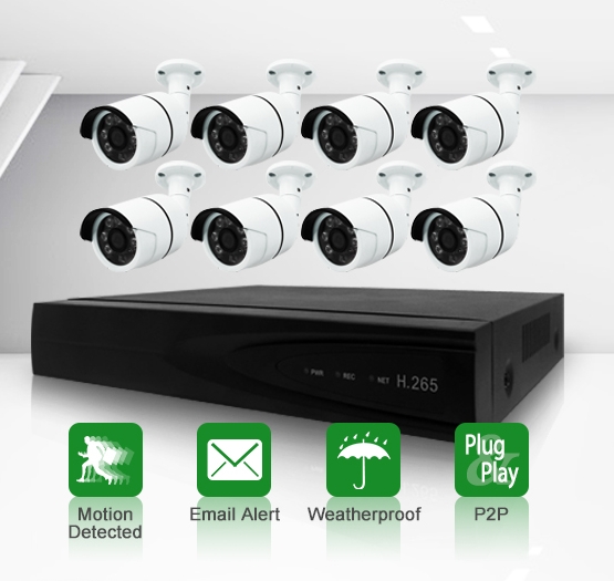 NVR Kit 8CH for CCTV Security IP Network POE