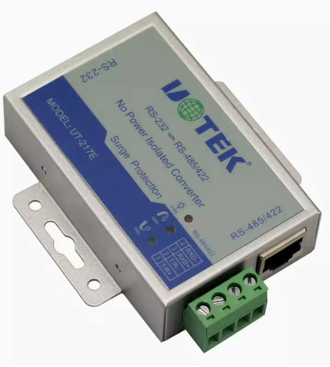 宇泰無源232轉RS485/422光電隔離串口轉換器轉485轉接頭UT-217E