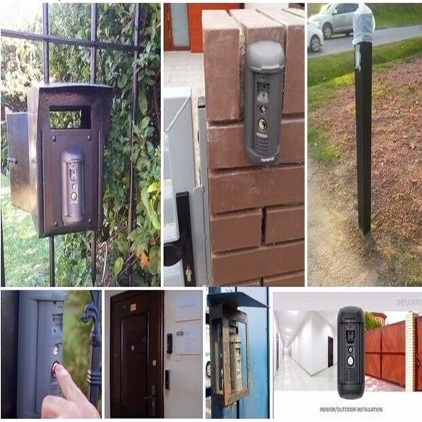 五個免費的Pro軟件CCTV門鈴相機防水CCTV 2MP安全對講機