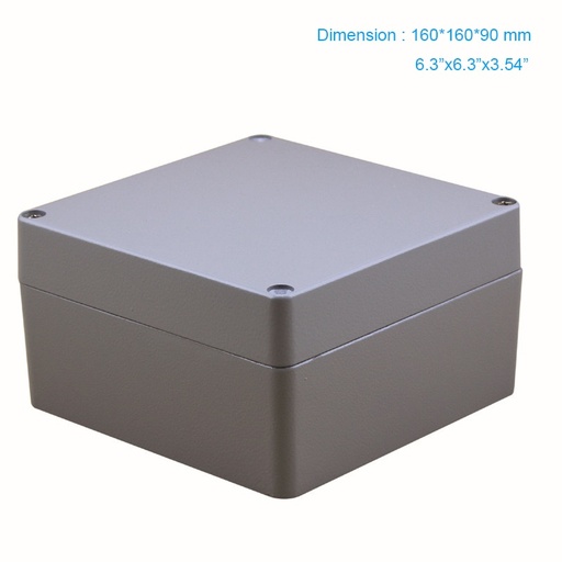 [32313525107-TW] 熱銷 IP67 方形金屬接線盒 防水鋁盒用於連接外殼160*160*90mm