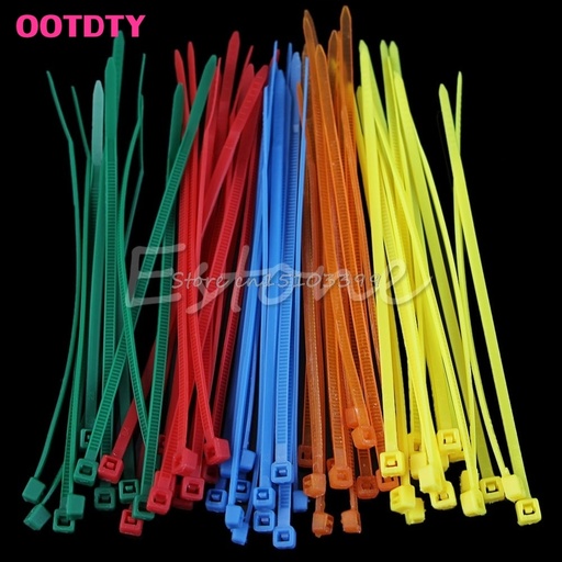 [32699406887-TW] 100pcs 2.5mm x 100mm通用尼龍塑料拉鍊飾面電纜綁帶綁帶熱銷售G08 Drop Ship