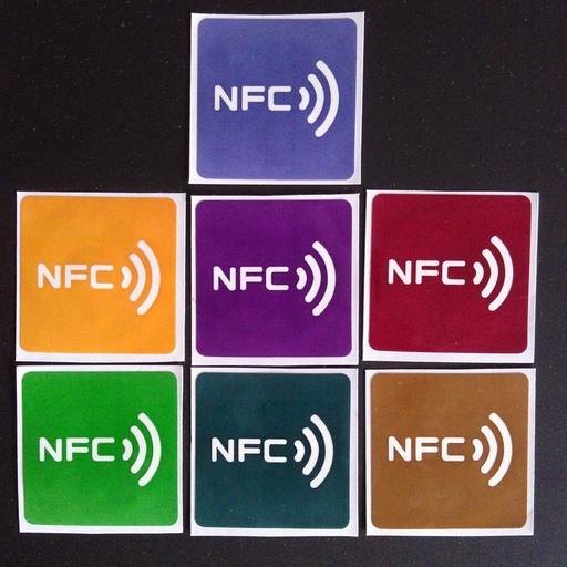 [32759290247-TW] 7pcs/lot，NTAG213，NFC標籤/RFID粘合標籤/貼紙，與所有NFC產品兼容DIA 30mm