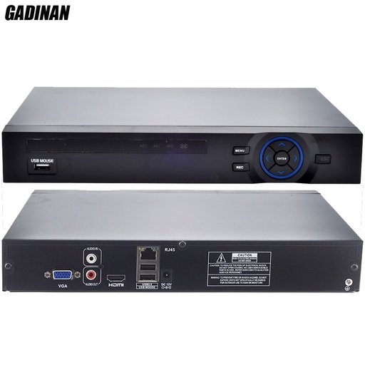 [32759315169-TW] Gadinan Onvif CCTV NVR 32CH 1080P/8CH 5M/16CH 4M安全網絡記錄器HDMI 1080P全高清輸出