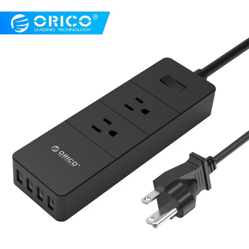 [32817796943-TW] Orico 4 USB電湧保護器電源套件，用於智能手機智能識別補丁板WI
