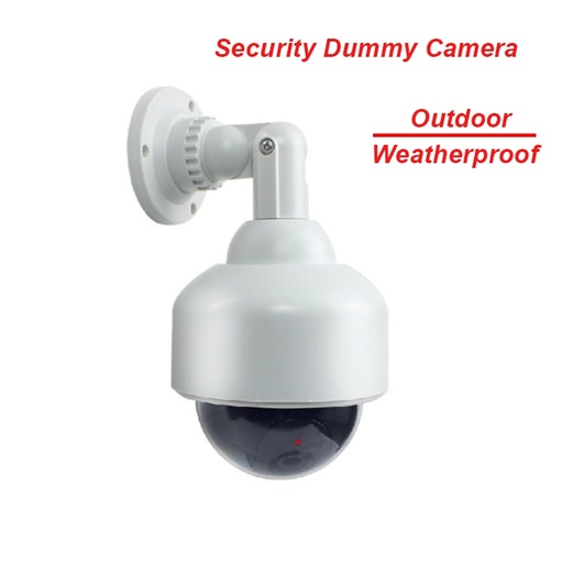 [32828999028-TW] Fayele Security CCTV戶外Weatherrpoof模擬假相機虛擬圓頂攝像機監視Chea