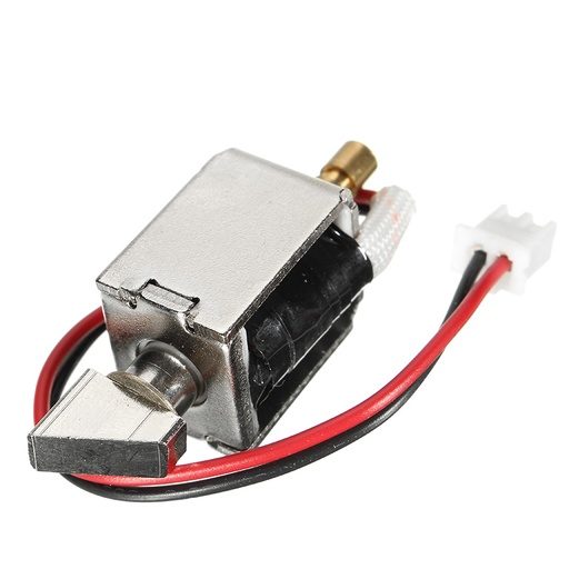 [32829206438-TW] 新的安全12V DC 0.43A迷你電螺栓鎖定螺線電磁櫃鎖鎖4mm Stroke訪問