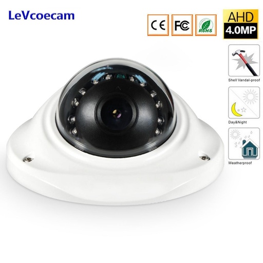[32836561056-TW] 4MP安全圓頂watreproof AHD HD室外室內相機，4百萬像素CCTV攝像頭，用於AHD DVR調查