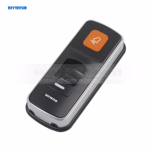 [32838440378-TW] DiySecur 1000用戶指紋125kHz RFID卡讀取器2在1個門鎖訪問控制器套件塑料中