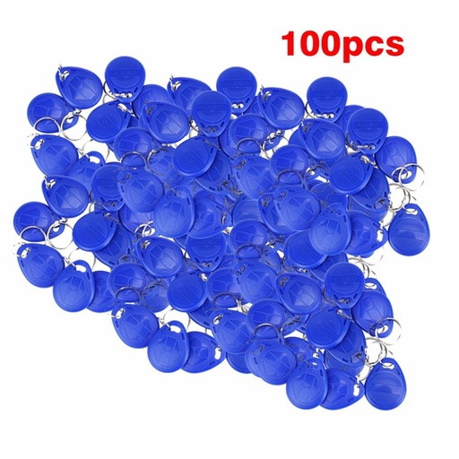 [32842560606-TW] 100pcs/lot RFID標籤接近ID令牌標籤鍵鑰匙fobs ring 125KHz RFID卡接近芯片芯片ID TK41