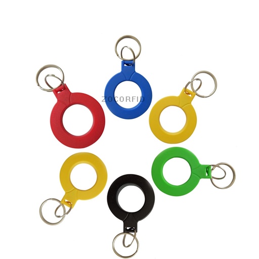 [32845053616-TW] 100pcs 0＃RFID IC KEYFOBS I3.56 MHz KEYCHAINS NFC關鍵標籤ISO14443A MF經典1K代幣標記標籤