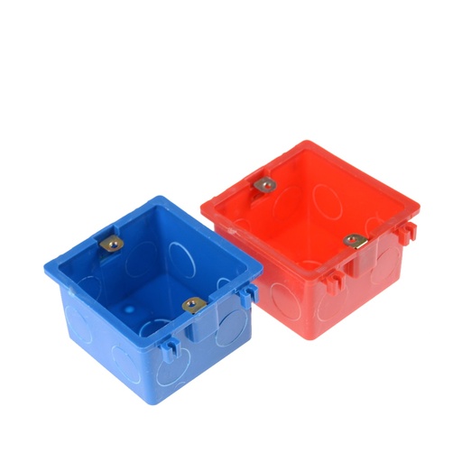 [32845545648-TW] 新的1pcs 86*86mm盒式牆壁開關和塑料外殼插座b