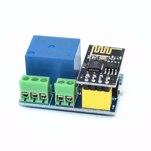 [32873084266-TW] ESP8266 ESP-01 5V WiFi繼電器模塊事物智能家居遙控開關電話應用ESP01 Wireles