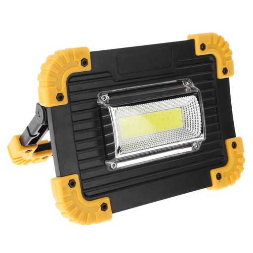 [32902803099-TW] 20W 400lm LED聚光燈便攜式可充電室外露營緊急草坪工作釣魚照明l