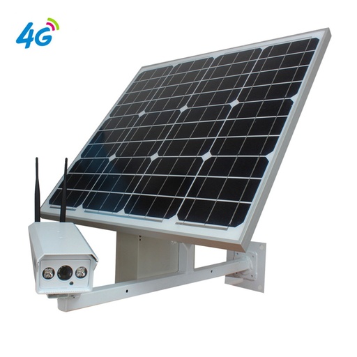 [32908850993-TW] 1080P 3G 4G SIM卡太陽能電池30W無線IP攝像頭GSM戶外子彈CCTV安全wif