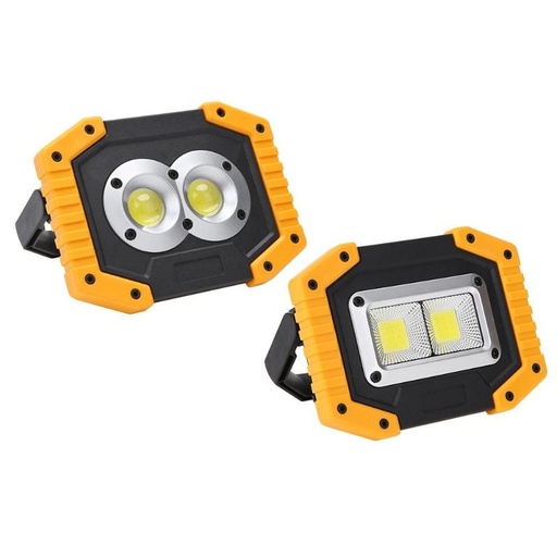 [32913253264-TW] 戶外便攜式LED工作輕度防水緊急USB可充電燈探照燈車輛維護
